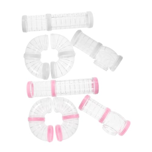 WOONEKY Hamster Tube Kit Tunnel Für Hamster 2 Sets Haustier Käfig Zubehör Sicher Robust von WOONEKY