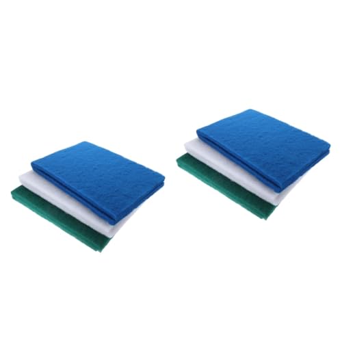 WOONEKY 2 Stück Filter Aquarium Vorfilter Schwamm Filter Poly Filter Pad Schaumstoff Schwamm Teich Filter Schwamm Aquarium Schaumstoff Aquarium Filter Pads Teich Filter Pad Aquarium von WOONEKY