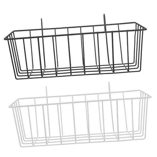 WOONEKY Heu-Futterstation für Kaninchen Draht 2 Stück Heuraufe aus Metall verschleißfest einfach zu montieren für Kaninchen Vögel Meerschweinchen von WOONEKY