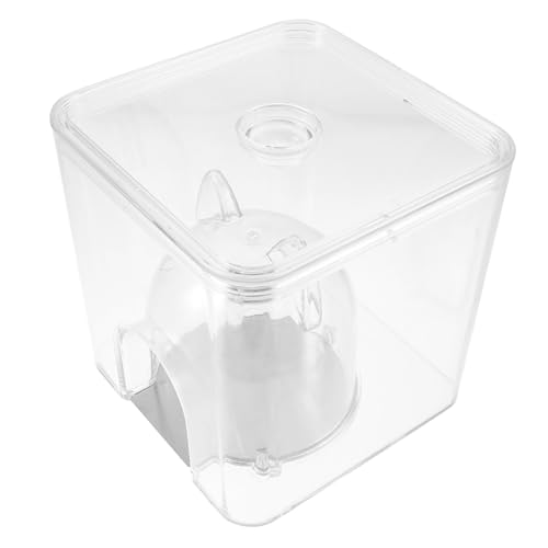 WOONEKY 2St Hamsterkühlhaus Hamster-Kühlkissen Mini-Hüttenkäfig kleines Terrarium Hamsterkäfige Hamster versteck kühlmatte Hamster Sommer Hamsternest Wasserkühlnest Aluminium Transparent von WOONEKY