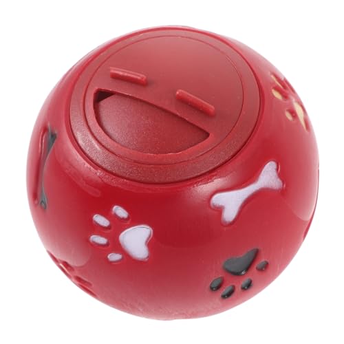 WOONEKY 2St undichtes Lebensmittelspielzeug Gehirnspielzeug Spielzeuge Plüschwürfe Plüsch Interactive Dog Toys Dog chew Toy Trainingsmaterial Hund leckt Futter Spielzeug rot von WOONEKY