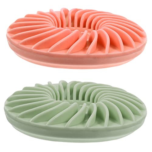 WOONEKY 2pcs Hund Slow Feeder Bowl Puzzle Schüssel Haustier Langsamer Futter Fütterungsscheibe Hund Schüssel von WOONEKY