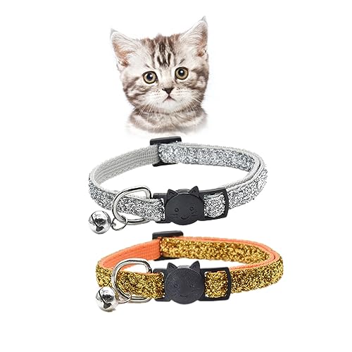 WOONEKY 2st Haustier Hundehalsband Welpenhalsband Halloween-katzenhalsband Kätzchen-Kragen Welpenhalsbänder Für Große Rassen Mittelgroßes Halloween-Halsband Für Hunde Welpen von WOONEKY