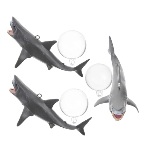 WOONEKY 3 Sets Aquarium Hai Dekoration Fische Spielgefährte Taucher Aquarium Dekoration Niedliches Aquarium Zubehör Aquarium Schwimmendes U Boot Aquarium Ornament Schwimmendes von WOONEKY