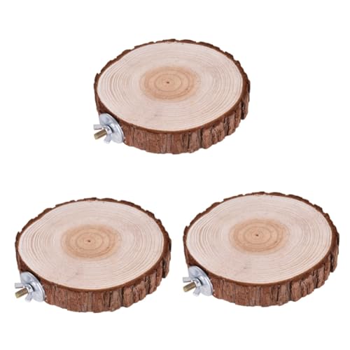 WOONEKY 3 Stücke Vogelkäfig Zweig Sitzstangen Holzständer Rack Für Wellensittich Papagei Kleintier Spielplattform Naturholz Spielzeug WOONEKY 3 Stücke Vogelkäfig Zweig Sitzstangen Holzständer Rack Für Wellensittich Papagei Kleintier Spielplattform Naturholz Spielzeug von WOONEKY