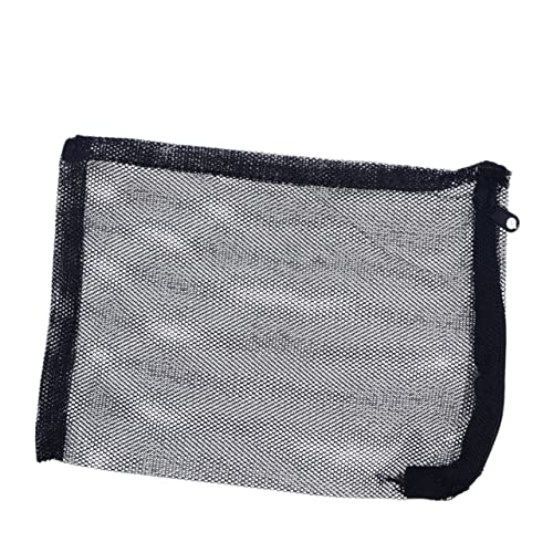 WOONEKY 3er Set Nylon Mesh Filtermedienbeutel 27 x 30 cm Mit Reißverschluss Für Aquarien Und Gartenteiche Ideal Für Teichfilter Und Fischtank Filterung Schwarz von WOONEKY