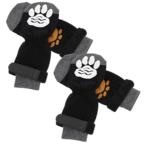 WOONEKY 4 Stück Haustier Hund Socken Kompakte Hundesocken austauschbare Haustiersocken Socken für Hund pfotenschutz für Hunde Dog Socks waschbare Hundesocken waschbare Socken aus Baumwolle von WOONEKY