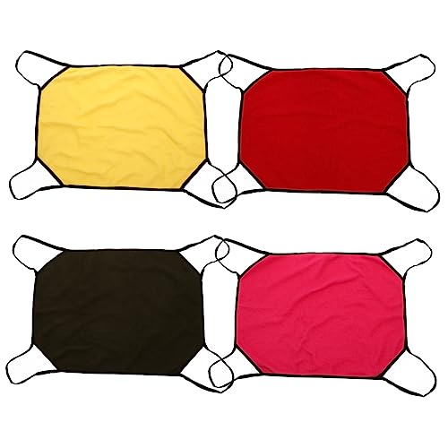 WOONEKY Katze Kätzchen Hängematte Schaukel 4pcs Seile Polar Fleece Schlaf Bett Nest Für Katzen von WOONEKY