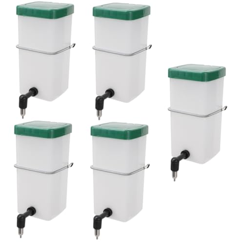 WOONEKY 5st Hängender Trinkbrunnen Transparente Wasserflaschen Meerschweinchen Wasserspender Auslaufsicherer Futterautomat Für Haustiere Automatische Wasserflasche Für Haustiere PVC von WOONEKY