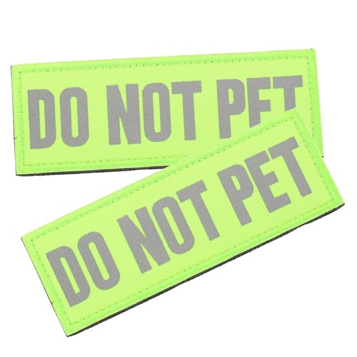 WOONEKY 8 STK Dienst Hunde geldschrank beemysafe Hunde-Sicherheitswesten Klebepflaster für Diensthunde Patches für Hundewesten Hundeweste Aufkleber Klebeflicken für Diensthunde Nylon Green von WOONEKY