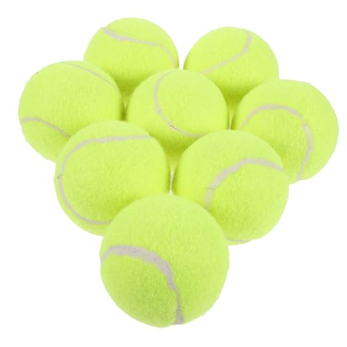 WOONEKY 8st Tennis Trainieren Tennisball-Spielzeug Interaktives Spielzeug Für Hunde Zahnhundeball Welpe Beißball Tennisbälle Für Kinder Bälle Für Hunde Haustiere Holen Spielzeug Gummi von WOONEKY