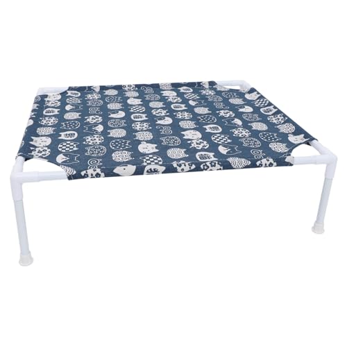 WOONEKY Atmungsaktive Hängematte Für Katzennest Feldbett Für Katzen Schlafmatte Für Katzen Sommer Hundebett Bequemes Katzenschlafnest Draussen Kleiner Hund Polyester Rohrverbindungsstücke von WOONEKY