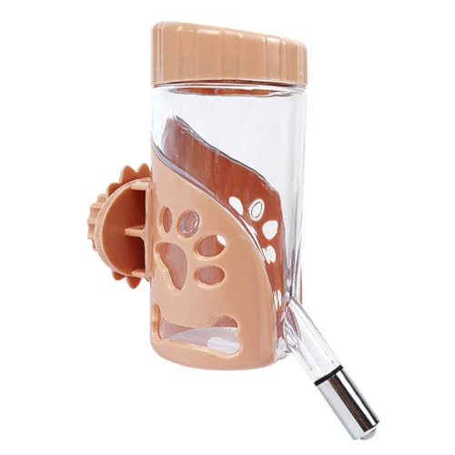 WOONEKY Automatischer Trinkbrunnen Wasserflasche Für Welpen Hundekäfig Automatische Tränke Wasserspender Für Welpen Wasserflasche Für Kaninchen Automatische Schüssel Rosa Plastik von WOONEKY