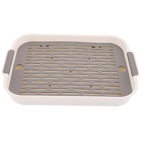 WOONEKY Box Kaninchen Toilette Hamster Toilette – Herbst Hasen Töpfchen Kaninchen Töpfchen Hasen Trainer Toilette Hasen Käfig Toilette Kunststoff Haustier Toilette Hase Saubere von WOONEKY