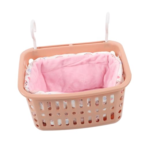 WOONEKY Hängendes Hamsterbett Mit Gestell Bequeme Hängematte Für Kleine Haustiere Nager Schlafsack Ideal Für Meerschweinchen Und Andere Kleintiere Robustes Und Weiches Material von WOONEKY