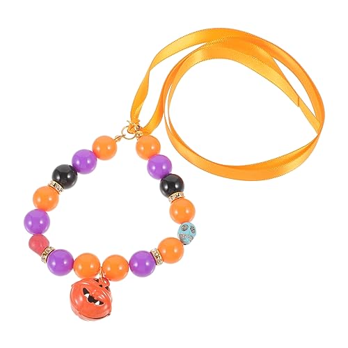 WOONEKY Halloween Für Haustiere Kürbis Anhänger Kätzchenhalsband Halloween Hundehalsband Halloween Katzenhalsband Süßes Für Halloween Elemente von WOONEKY