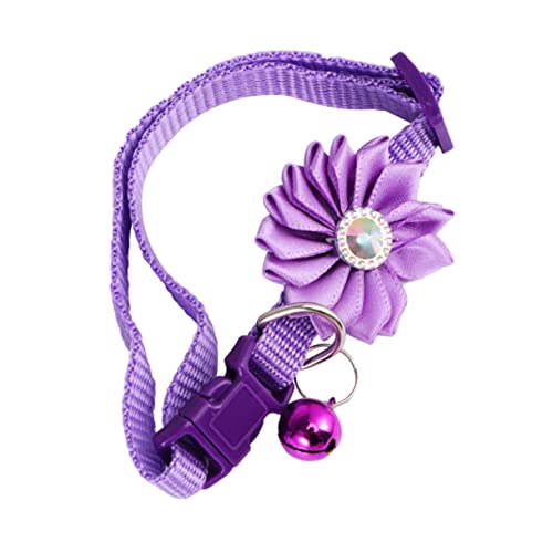 WOONEKY Halsband Für Haustier Wurfhalsbänder Blumen-katzenhalsband Schnellverschluss-Halsband Für Welpen Halskette Für Haustiere Haustier-Blumen-Halskette Kleines Welpenhalsband Kragen Für von WOONEKY