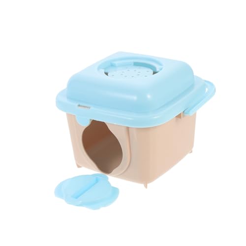 WOONEKY Hamster Koffer Käfig Im Freien Reisekoffer Meerschweinchen Reiseträger Für Haustiere Hamsterkäfig Reisen Kleintiertransporter Hamster-Reisetasche Hamster Tragetasche Plastik von WOONEKY