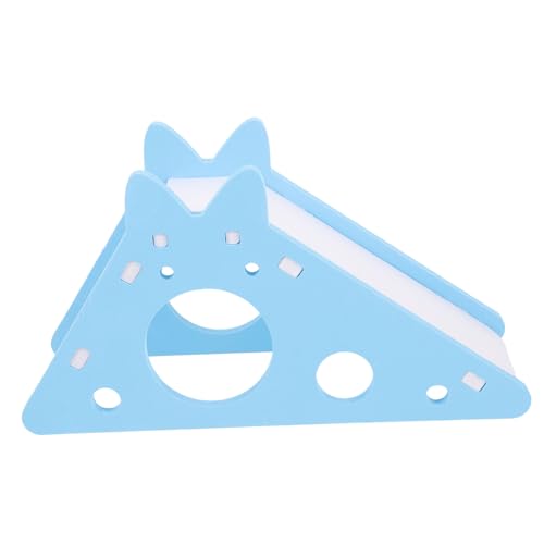 WOONEKY Hamster-Spielzeug Hamsterspielzeug Hamsterversteck Meerschweinchen Spielzeug Zubehör Für Haustierratten Hamsterzubehör Für Käfige Hamsterhütte Hamsterhaus Hamsterkäfig Sky-Blue PVC von WOONEKY