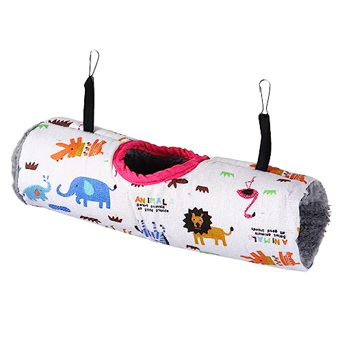 WOONEKY Luxuriöses Hamsterbett – Nest Mit Tunnel Hängematte Zum Aufhängen Für Haustiere Inkl 2 Haken WOONEKY Luxuriöses Hamsterbett – Nest Mit Tunnel Hängematte Zum Aufhängen Für Haustiere Inkl 2 Haken von WOONEKY