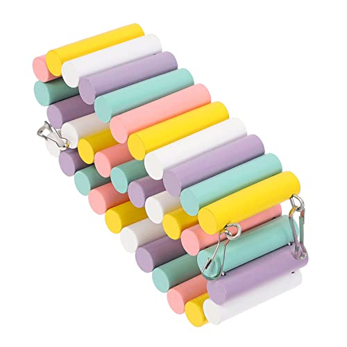WOONEKY 50 cm Große Holzleiter Für Hamster Mehrfarbig Kletterbrücke Für Kleintiere Mäuse Ratten Rennmäuse Übung Spielzeit WOONEKY 50 cm Große Holzleiter Für Hamster Mehrfarbig Kletterbrücke Für Kleintiere Mäuse Ratten Rennmäuse Übung Spielzeit von WOONEKY