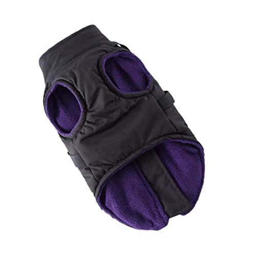 WOONEKY Haustier Mantel Winterkleidung für Welpen Welpenmantel große Hundemäntel für den Winter hundemantel Dog Raincoat Warmer Mantel für Haustiere im Freien Welpen warme Weste Polyester von WOONEKY