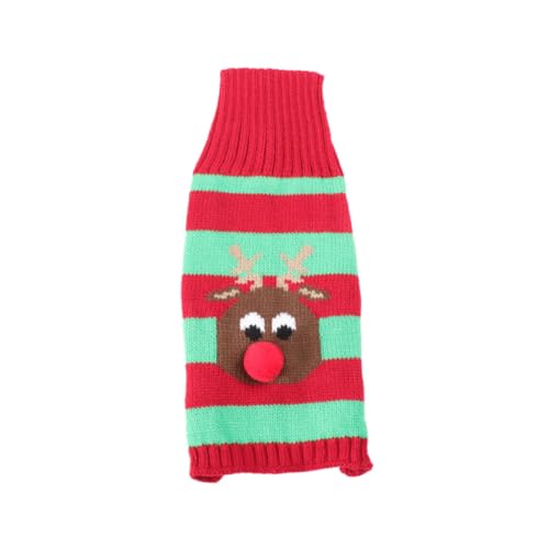 WOONEKY Partykleidung für Haustiere Hund Weihnachtspyjama Winterkleidung für Katzen Weihnachts hundekostü Weihnachten hundekostü Kleider Pullover Party-Hundetuch Haustier-Partykostü VIP von WOONEKY