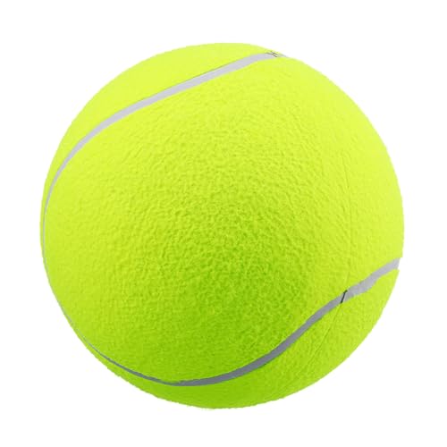 WOONEKY Ball Hund Tennisball Hund Haustier Tennisball Aufblasbarer Riesen Tennisball Lustiger Tennisball Tennisbälle Großer Aufblasbarer Tennisball Riesenball Für Haustierball Spielzeug Sportspielball von WOONEKY