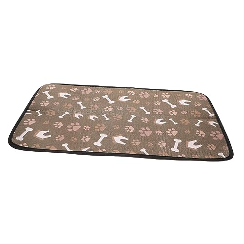 WOONEKY Haustier Tischset Napfmatte für Katzen Welpenfuttermatte katzenfutter unterlage katzenfutter Matte Platzdeckchen zum Füttern von Welpen isolierte Matte Dicke Matte superfeine Faser von WOONEKY