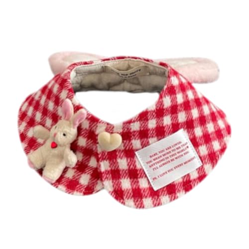 WOONEKY Haustier-umhang Osterhasenkostüm Für Hunde Bequemes Lätzchen- Für Haustiere Haustierschal Aus Baumwolle Hunde-Kaninchen-kostüm Katzen Und Hunde Baumwolle Polyester von WOONEKY