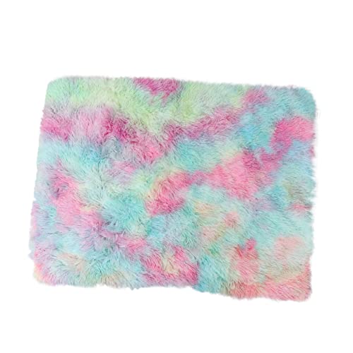 WOONEKY Haustierdecke pet Bed petbett Blanket Katzen deckchen Haustierzubehör Dog Pads schlafkissen für welpen Bettmatte für Haustiere Hunde Plüschdecke Welpen Plüschdecke Plüsch- Colorful von WOONEKY