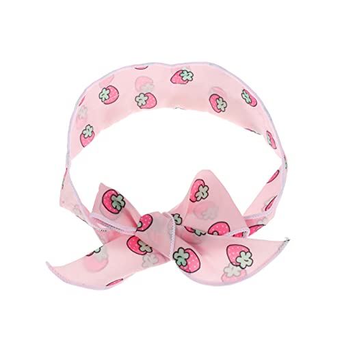 WOONEKY Haustierhalsband für Welpen lila Hund Hunde kühlung Hunde abkühlung Schal Welpenhalsband Kühlhalsband für Hunde Nackenkühler für Hund Mädchen Kleiner Hund Polyester Rosa von WOONEKY