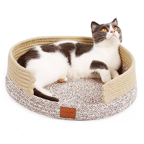 WOONEKY Haustierbett katzenhöhle kuschelbett cat House cat Bed Wasserständer Katzenkratzer Korb Haustiernest Stricken Schlafmatte für Haustiere Cool kratzbaum für Katzen Teppich von WOONEKY