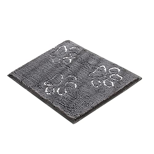 WOONEKY Haustierkissen Animal Polster sicherungssplint Wasserabsorbierender Teppich schutzfangmatte Tierbettmatte duschmatte Haustier Hundedecke Haustier-Hundeteppich super Decke Dark Grey von WOONEKY