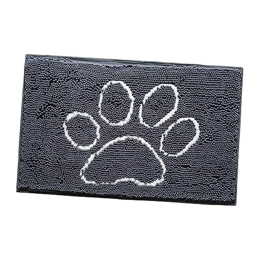 WOONEKY Haustierkissen Duschmatte Haustier Teppich Haustier-hundeteppich Schlafmatte Für Haustiere Super Decke Haustier Hundedecke Grey von WOONEKY