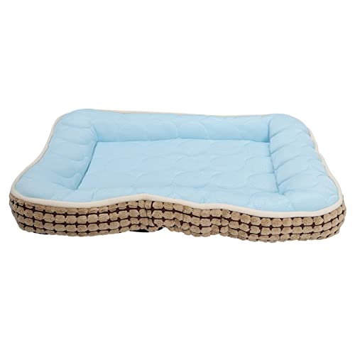 WOONEKY Haustiermatte haustierbett pet Bed katzenliege Dog Bed Cooling mat for Dogs dogbed Kühlbett für Katzen Sommerbett für Welpen Hunde Sommerkissen Heimtierbedarf Hundebett Baumwolle von WOONEKY