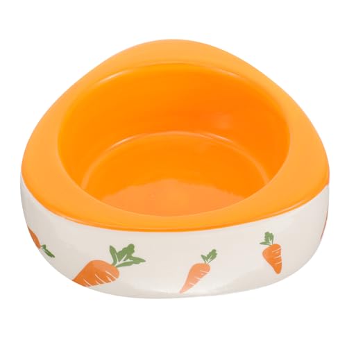 WOONEKY Haustiernapf pet Bowl keramikschale Hamster Futternapf Keramik schüssel Hamster Futtertrog meerschweinchen Gerichte Chinchilla-Schüssel Wassernapf für Hamster Wasserschale von WOONEKY