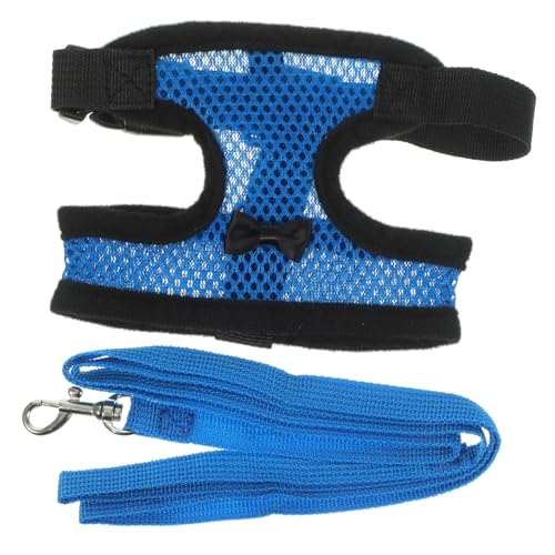 WOONEKY Huhn-Enten-Gans-Weste Little Pets weasypet Geflügelweste bodentrampolin Outdoor Hühnertraining Haustierweste Henne Bequemer Hühnerlaufgürtel Geflecht aus Hühnergeflecht Nylon Blue von WOONEKY