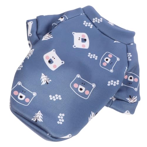 WOONEKY Hundekleidung hundemantel Dog Raincoat hundebekleidung hundemäntelchen Hunde Fleecepullover Hundeoutfit warme Welpenkleidung Haustiermantel Thermokleidung für Haustiere Polyester von WOONEKY