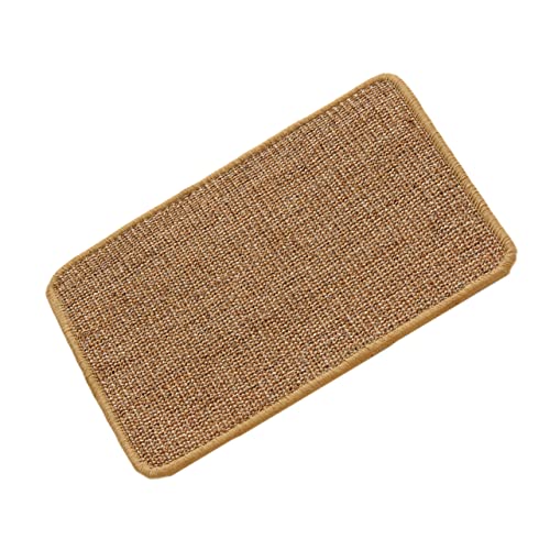 WOONEKY 50x80cm Flachs Material Sisal Katze Kratzmatte Pet Supplies Kratzmatte für Möbel von WOONEKY