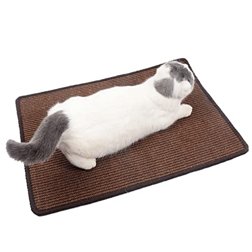 WOONEKY Kratzkissen sisal kratzbrett katzenmöbel katzenkratzmatte Spielzeug für Haustiere Kratzmatte für Katzen Spielzeuge Katzen-Kratzunterlage Katzenspielzeug Katze kratzmatte Gamaschen von WOONEKY