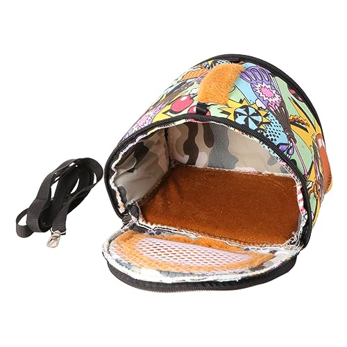 WOONEKY Kreative Tragbare Hamster Tragetasche Für Haustiere Runde Outdoor Reise Tasche Größe Atmungsaktiv Und Leicht Ideal Für Hamster Und Kleintiere Perfekt Für Ausflüge Und Reisen von WOONEKY