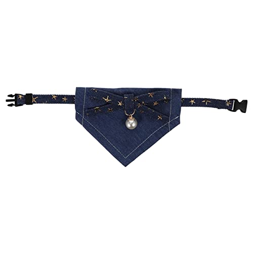 WOONEKY Latzschal Hundespeichelschal Katze Schal Kragen Halsschmuck Für Haustiere Neujahrs-welpenbandana Kätzchen-dreieck-lätzchen Katzenhalsband Verstellbares Haustierhalsband Stoff von WOONEKY