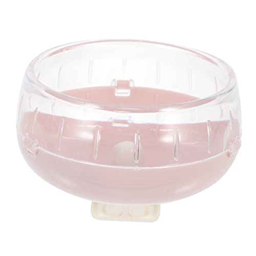 WOONEKY Kunststoff 12CM Rosa Silent Wheel Haustier Übungsspielzeug für Hamster und Kleintiere von WOONEKY