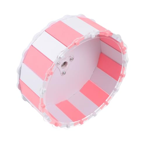 WOONEKY Laufrad Für Hamster Hamsterrad-Spielzeug Hamster-übungsspielzeug Lautlose Hamsterräder Hamster-laufspielzeug Fliegende Untertasse Der Kleintier-übungsrad Kleiner Igel Sport PVC von WOONEKY