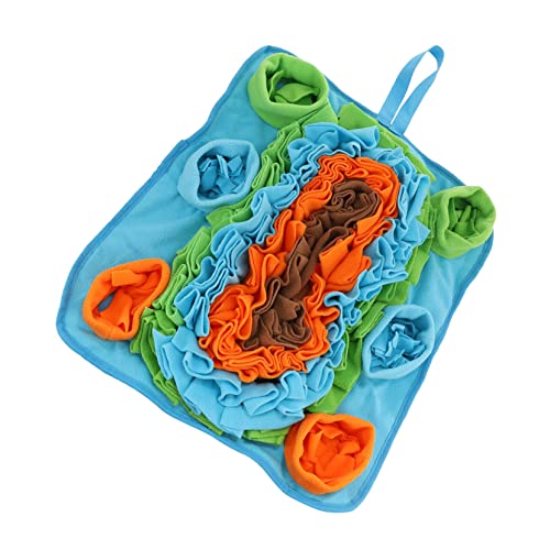 WOONEKY Pet Sniffing Pad Ablenkungsspielzeug für Haustiere Futterunterlage für Haustiere Interactive Dog Toys hundeschnüffelt Teppich Spielzeug zum Füttern von Hunden Hundespiele Samt von WOONEKY