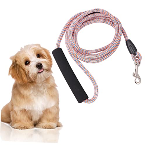 WOONEKY Hundeleine Aus Polyester 2m Strapazierfähige Und Robuste Zugleine Für Hunde Pink Ideal Für Training Und Pet Traction Rope Für Kleine Bis Große Hunde von WOONEKY