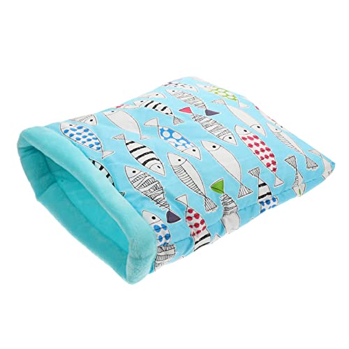 WOONEKY Schlafsack für Hamster Hamsterbett Zuckergleiter Bett Hamsterhausbett Winterbett für kleine Haustiere Igel Bett Spielzeug Wintertasche für Hamster Beutel für Zuckergleiter Samt von WOONEKY