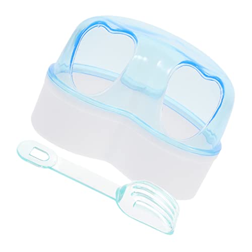 WOONEKY Set Hamster Sandbad Box Transparente Sandbad Behälter Für Kleine Haustiere Wie Hamster Chinchillas Und äuse Ideal Zum Und Spielen Haustierzubehör Für Gesunde Hygiene von WOONEKY