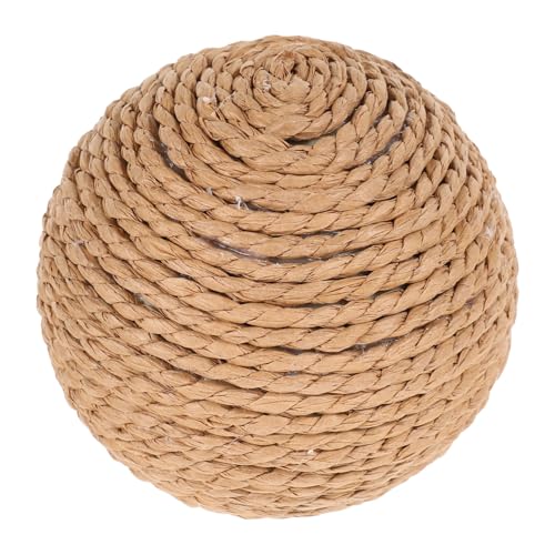 WOONEKY Sisalkugel Kratzball Sisal Katze schleift Krallenspielzeug interaktives katzenspielzeug Interactive cat Toy Kätzchen Spielzeug Katzenkratzbrett Katzenbälle Bälle für Katzen von WOONEKY